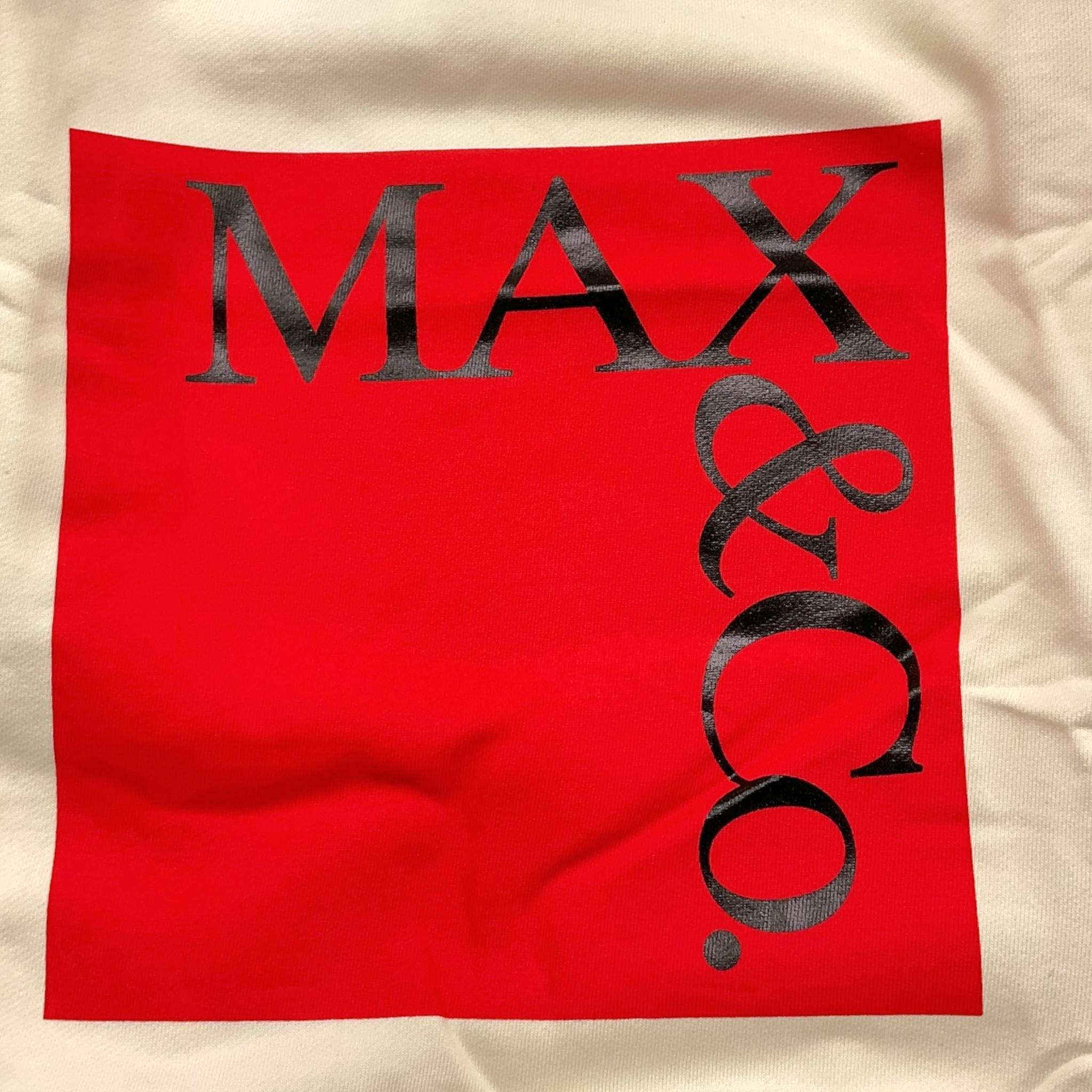 MAX&Co. felpa tinta unita girocollo con stampa Panna per Bambino MX0037 PANNA MAX&Co.