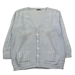 WEDOBLE cardigan tinta unita con taschini Azzurro per Neonato V19010308C AZZURRO WEDOBLE