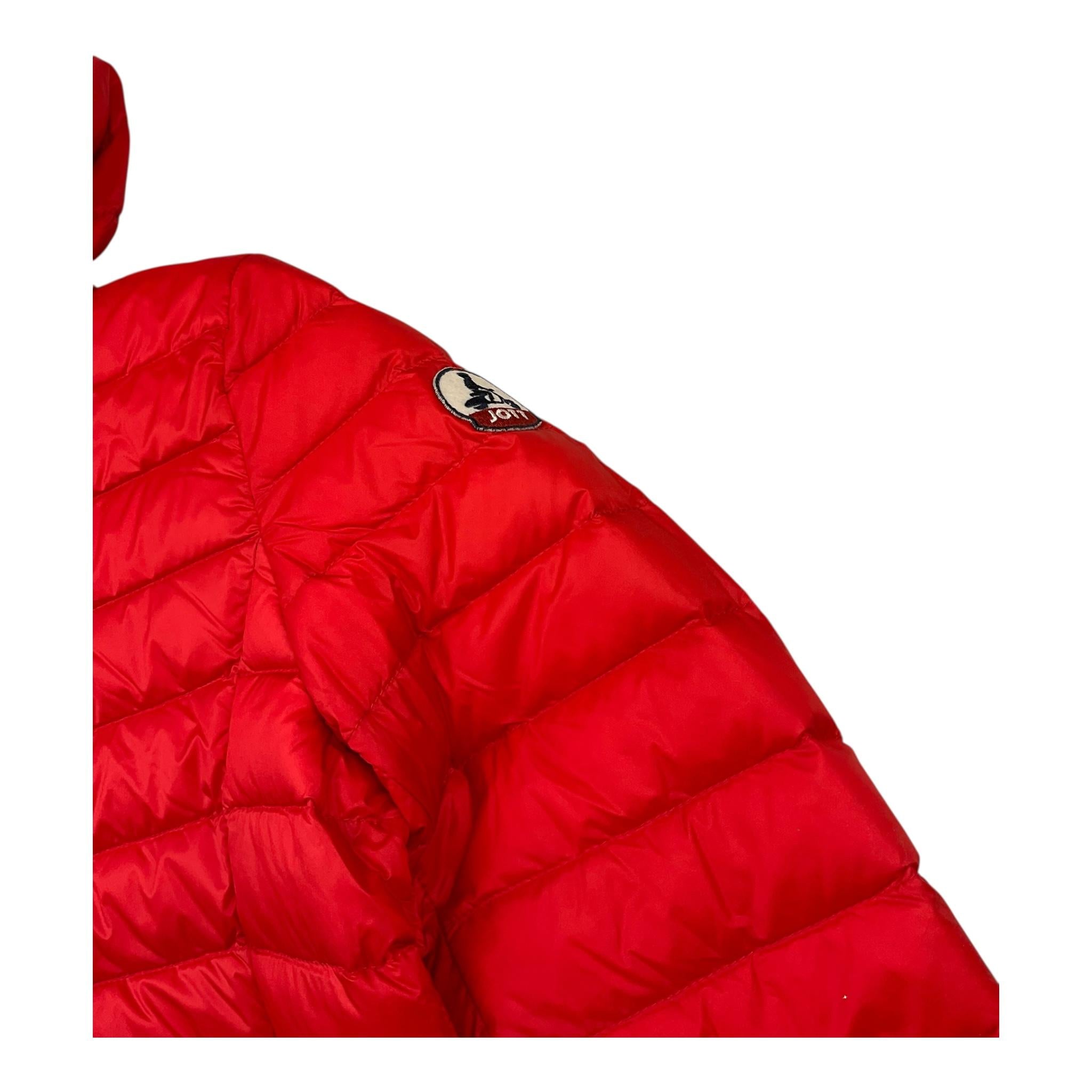 JoTT giubbino tinta unita con zip e cappuccio Rosso per Bambina PS23KDOW02 ROSSO JoTT