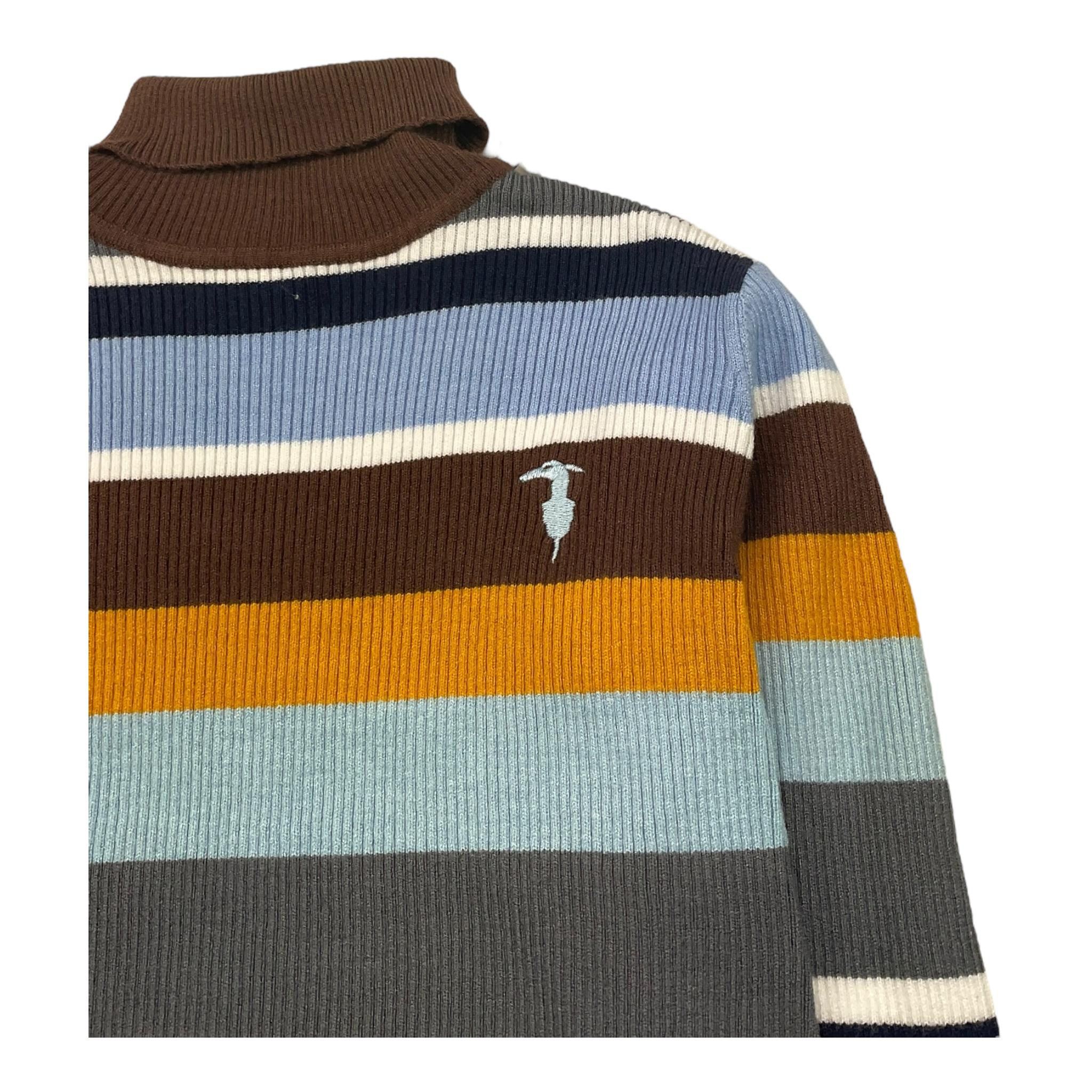 TRUSSARDI maglia colo alto fantasia a righe Multicolor per Bambino TGA25018LU MULTICOLOR TRUSSARDI