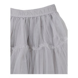 MONNALISA gonna tinta unita con tulle Grigio per Bambina 17DGON GRIGIO MONNALISA