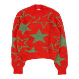 KAOS maglia tinta unita con stampa stelle Arancione per Bambina KS033 ARANCIONE KAOS