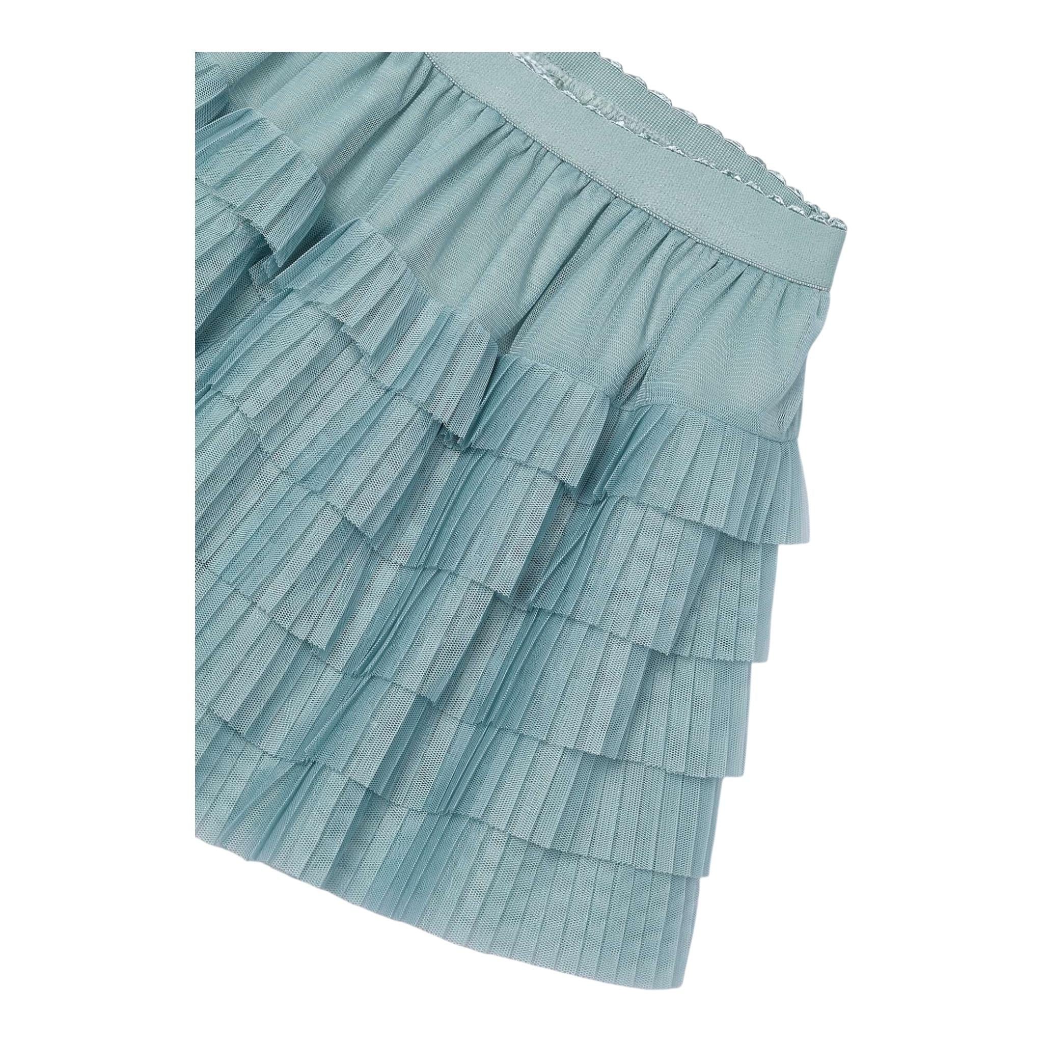 MAYORAL gonna tinta unita con tulle Verde per Bambina 4902X VERDE MAYORAL