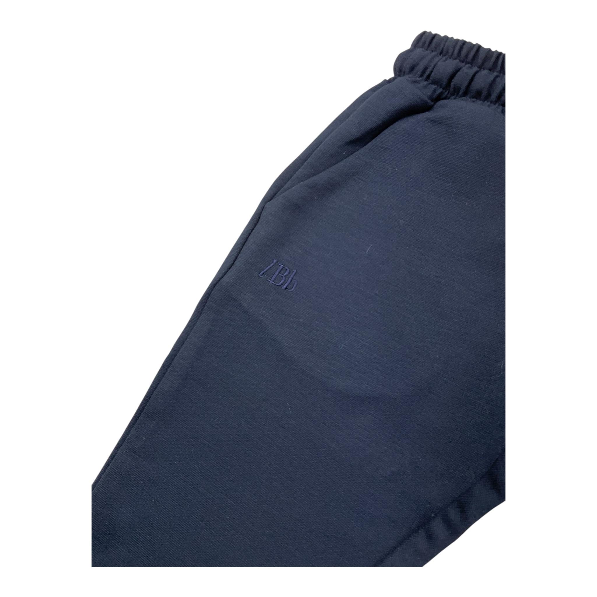 LE BEBE' pantalone tinta unita con elastico in vita Blu per Neonato LBB4367 BLU LE BEBE'