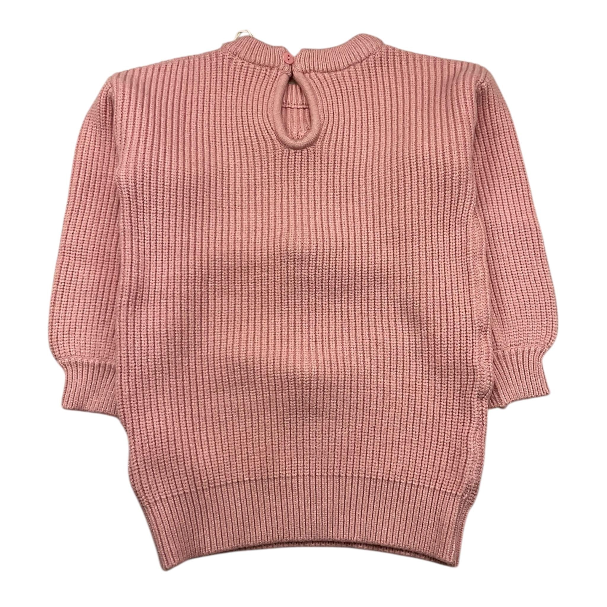 U+è BY MISS GRANT maglia maxi tinta unita con fiocchi Rosa per Bambina UE1469 ROSA U+è BY MISS GRANT