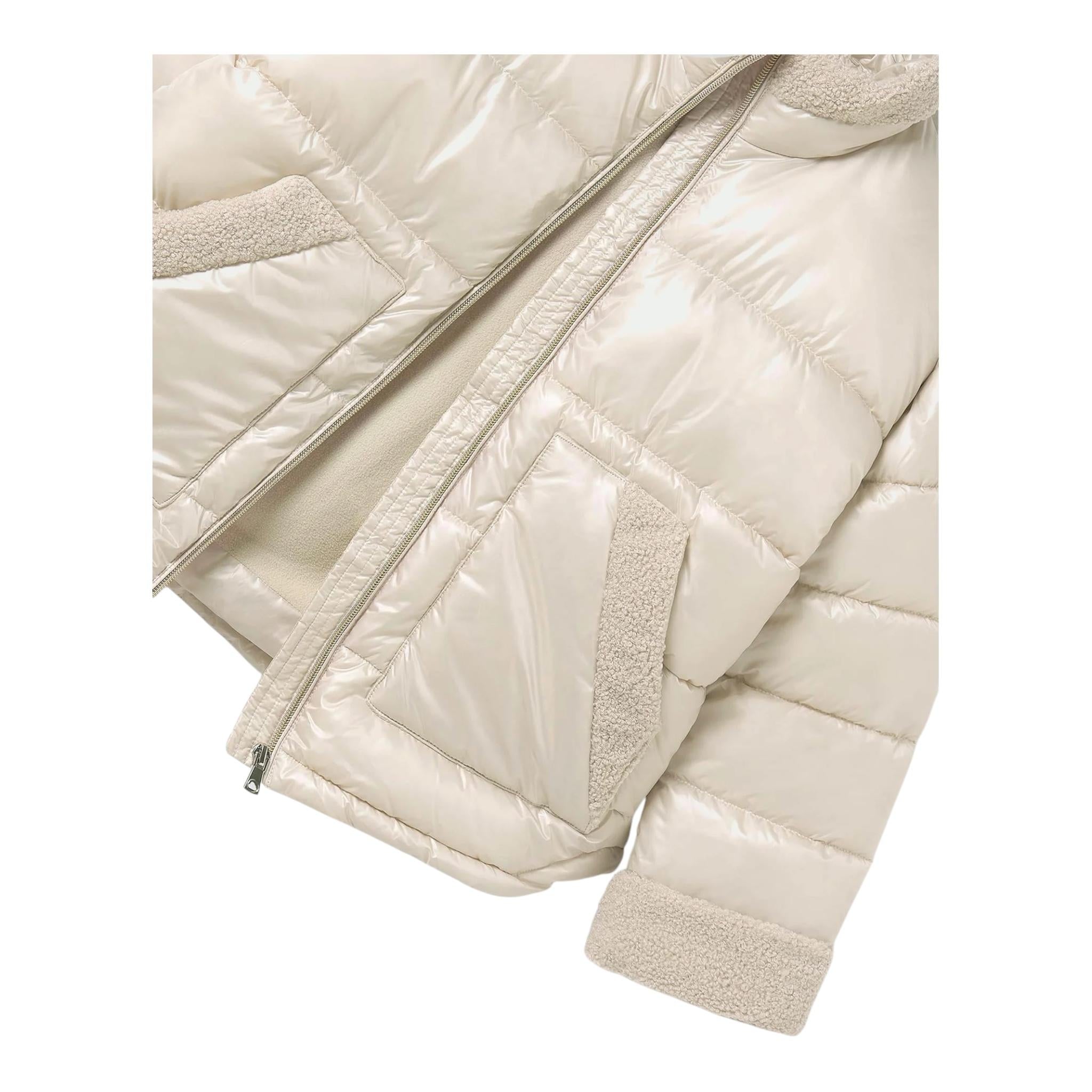 MAYORAL giubbino tinta unita con profili teddy Beige per Bambina 7485 BEIGE MAYORAL