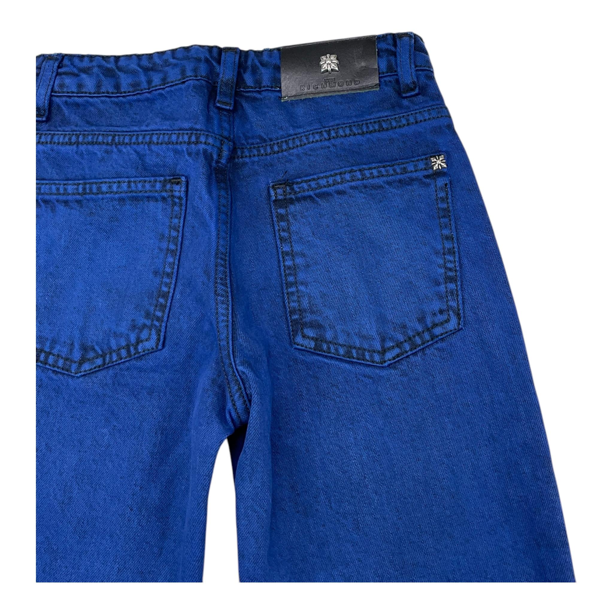 JOHN RICHMOND pantalone tinta unita con girovita regolabile Blu per Bambino RBA25192JE BLU JOHN RICHMOND