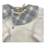 LA STUPENDERIA tutina tinta unita con stampa Bianco per Neonato TBTT03L03 BIANCO LA STUPENDERIA