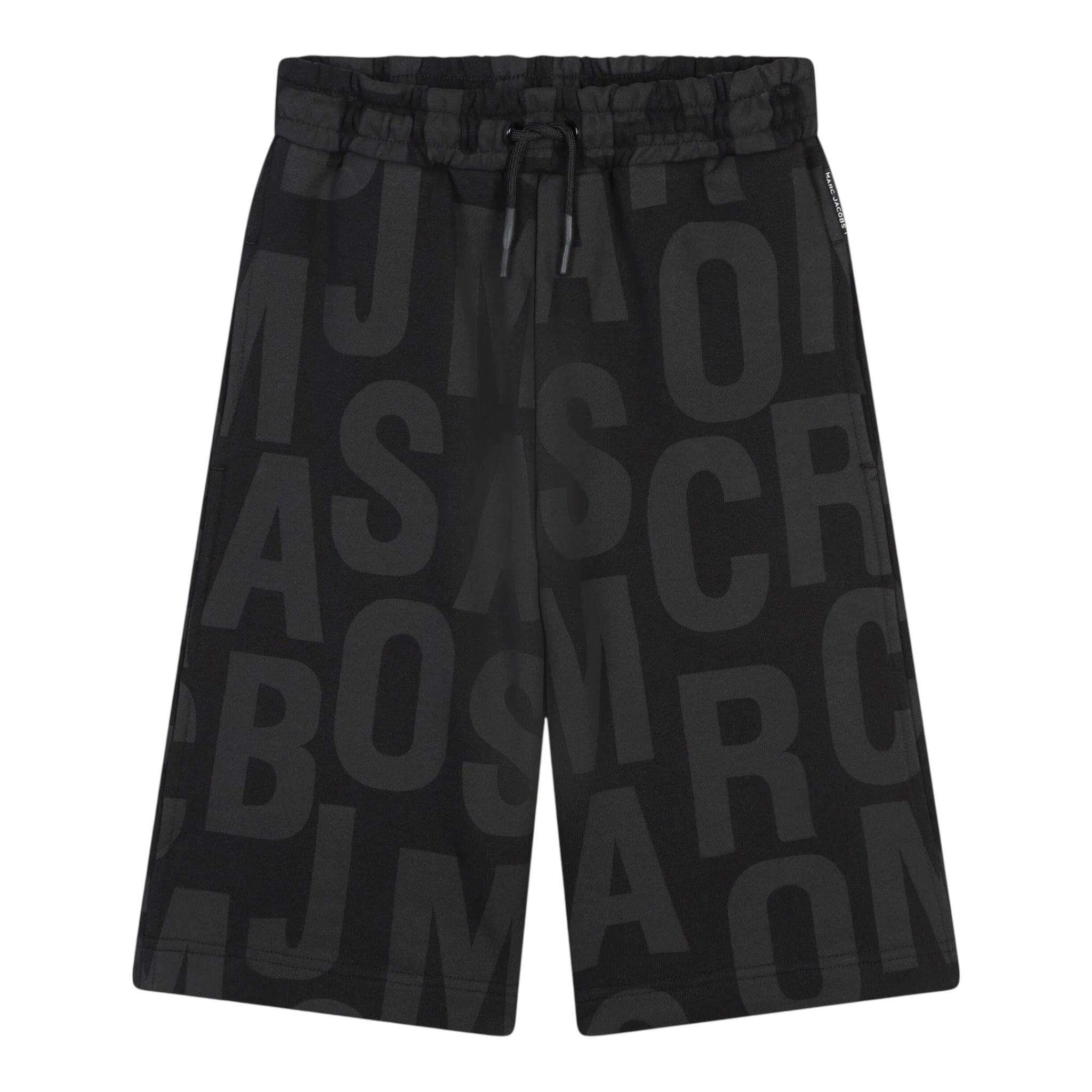 MARC JACOBS bermuda tinta unita con elastico in vita Nero per Bambino W60318 NERO MARC JACOBS
