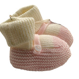 LITTLE BEAR babbucce bicolore Bianco/rosa per Neonata 5110F BIANCO/ROSA LITTLE BEAR