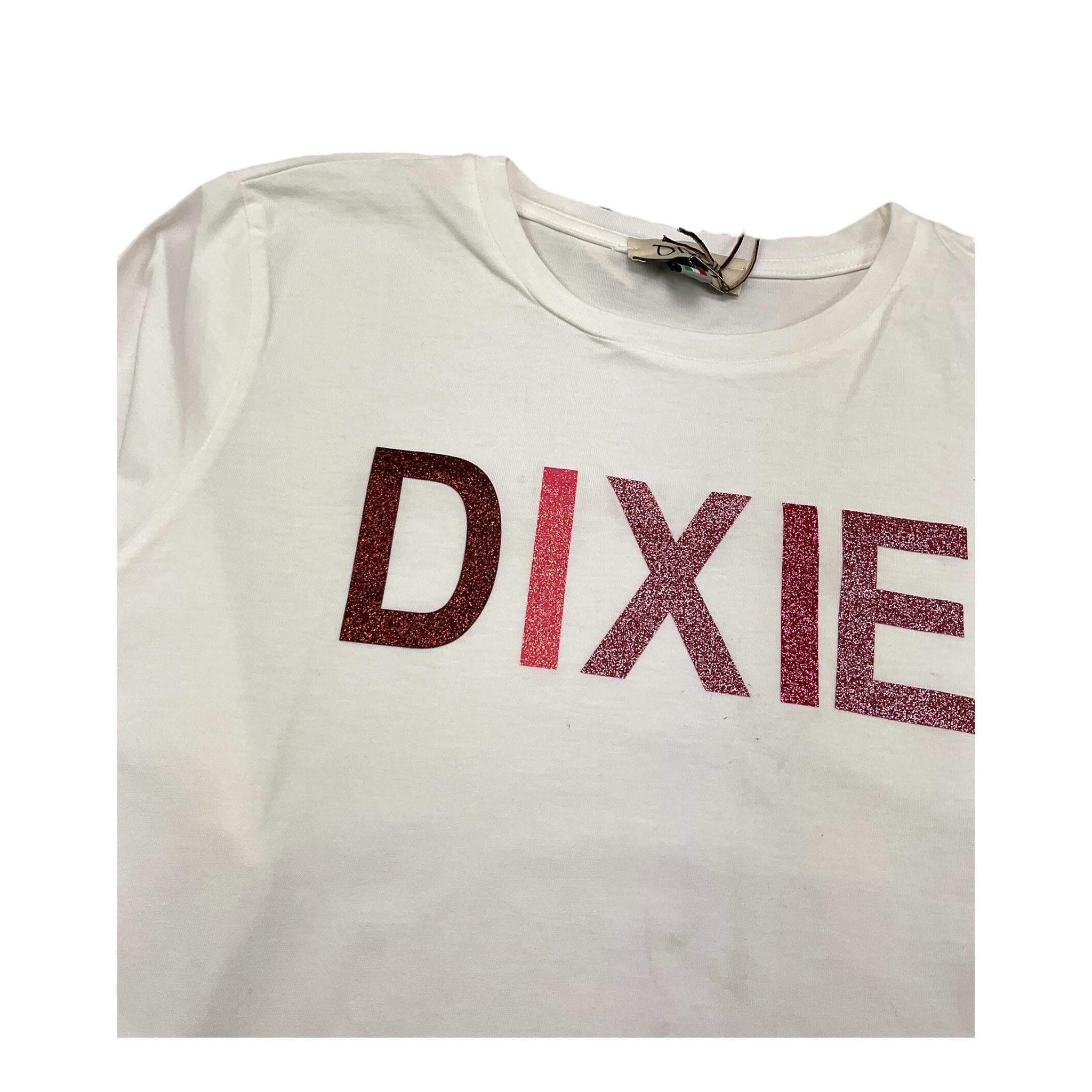 DIXIE shirt girocollo tinta unita con stampe in contrasto Bianco per Bambina LB94030G32 BIANCO DIXIE