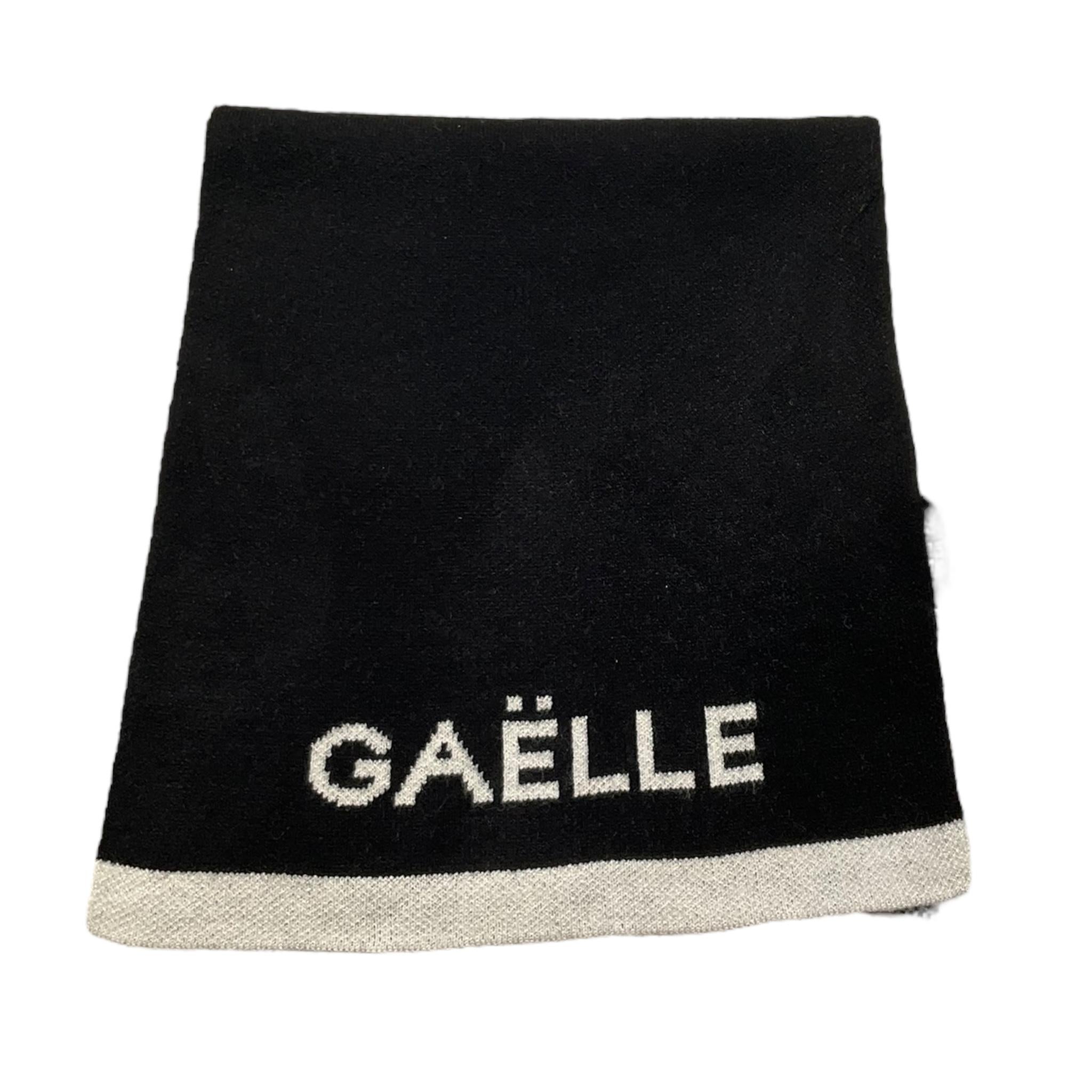 GAELLE sciarpa tinta unita con logo Nero per Bambina 2741SC00507 NERO GAELLE