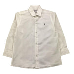 CESARE PACIOTTI camicia manica lunga tinta unita cn ricamo logo Bianco per Bambino CMP2322B BIANCO CESARE PACIOTTI
