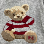 LE BEBE' maglia girocollo tinta unita con stampa Grigio per Neonato LBB5160 GRIGIO LE BEBE'