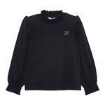 ABEL & LULA shirt tinta unita mezzo collo Blu per Bambina 5672 BLU ABEL & LULA