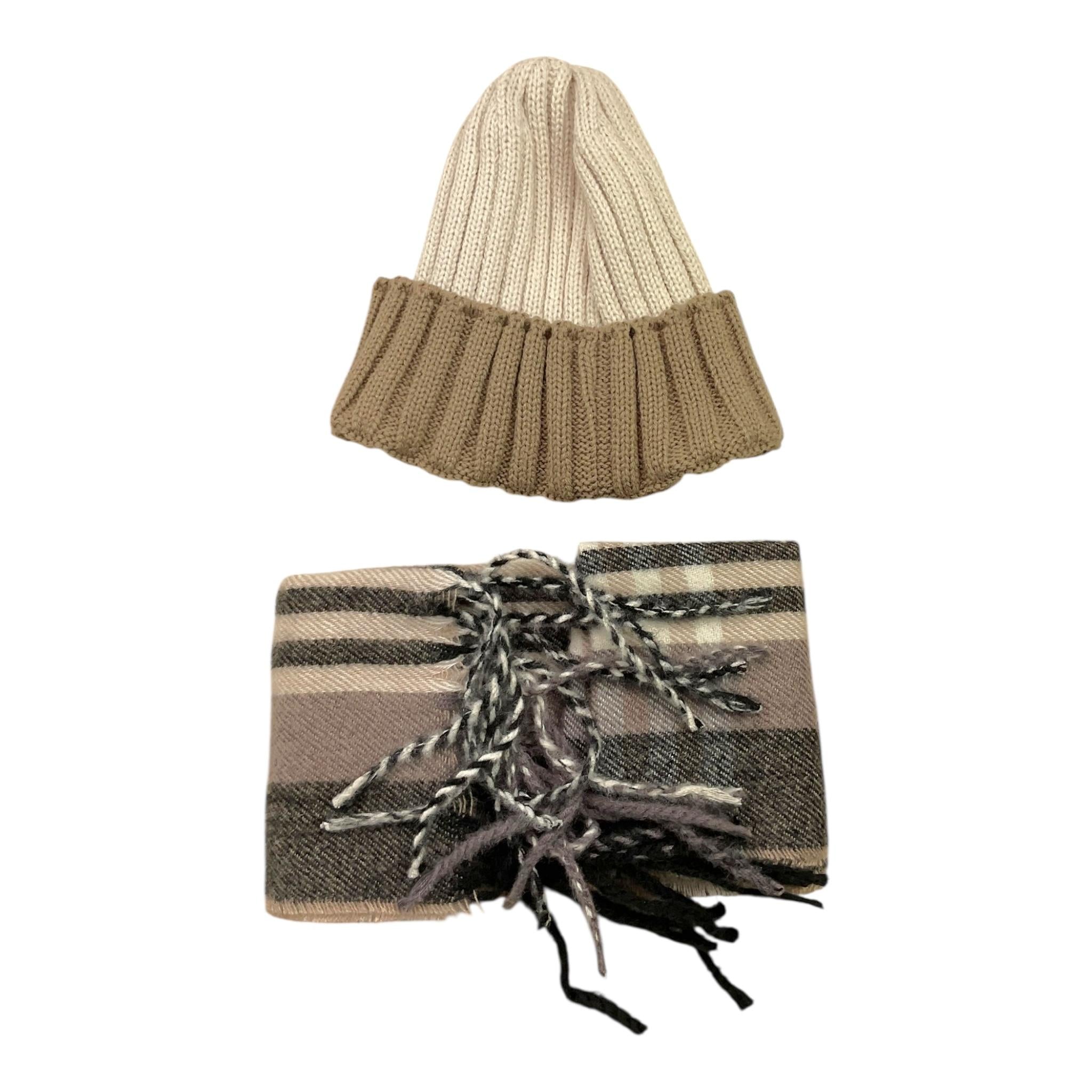 DAN JOHN set cappello-sciarpa con fantasia Beige per Bambino KITD5301 BEIGE DAN JOHN