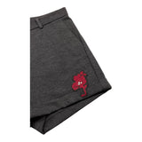 MONNALISA short tinta unita con applicazione Grigio per Bambina 418403AN GRIGIO MONNALISA