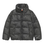 SAVE THE DUCK giubbino tinta unita con zip Nero per Bambina J39370G NERO SAVE THE DUCK