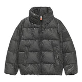 SAVE THE DUCK giubbino tinta unita con zip Nero per Bambina J39370G NERO SAVE THE DUCK