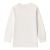 SARABANDA shirt girocollo tinta unita con stampa Bianco per Neonato A147 BIANCO SARABANDA