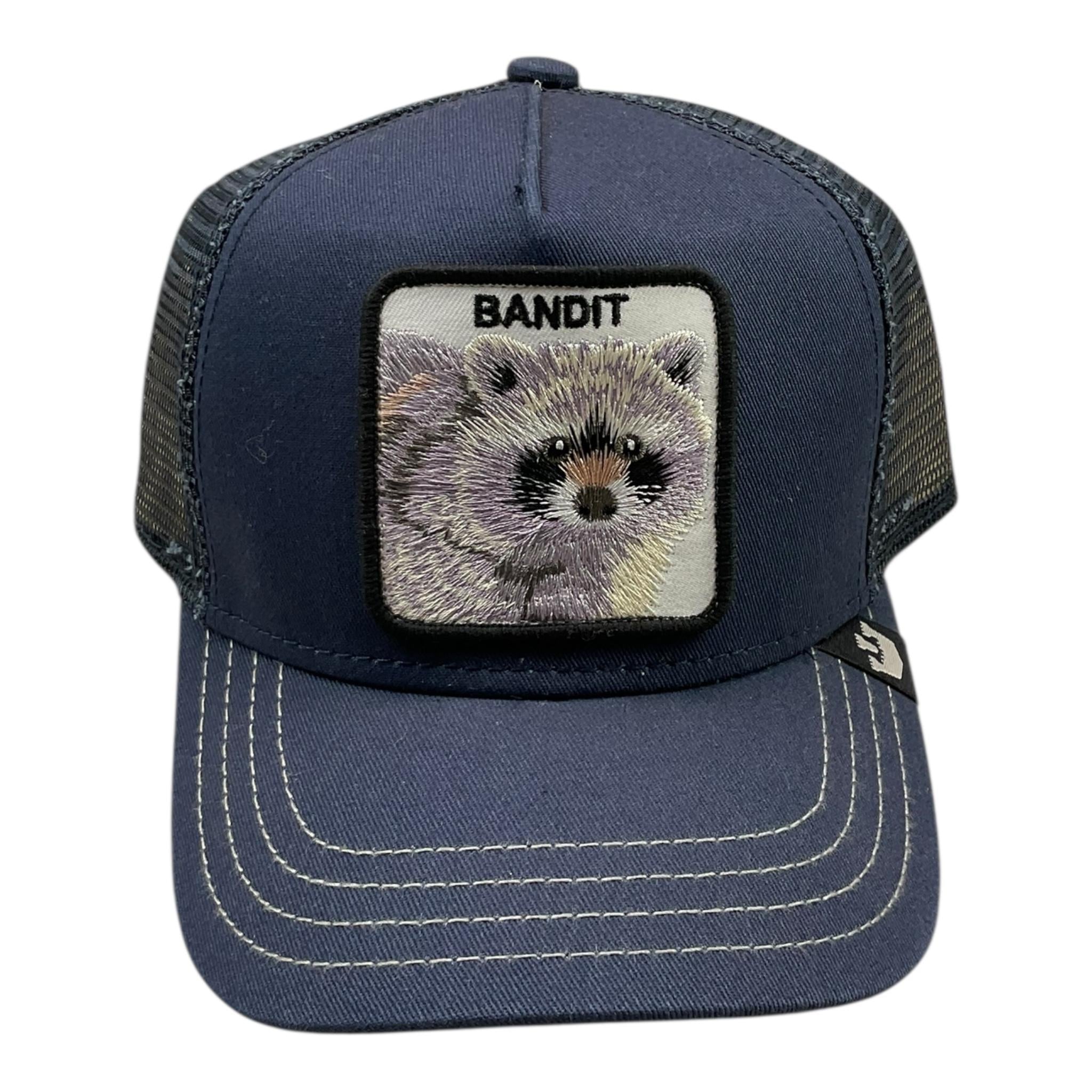 GOORIN BROS berretto tinta unita con ricamo animale Blu per Bambino 20022 BLU GOORIN BROS