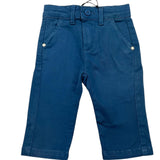 TRUSSARDI pantalone tinta unita con girovita regolabile Petrolio per Neonato TIA24033PAN PETROLIO TRUSSARDI