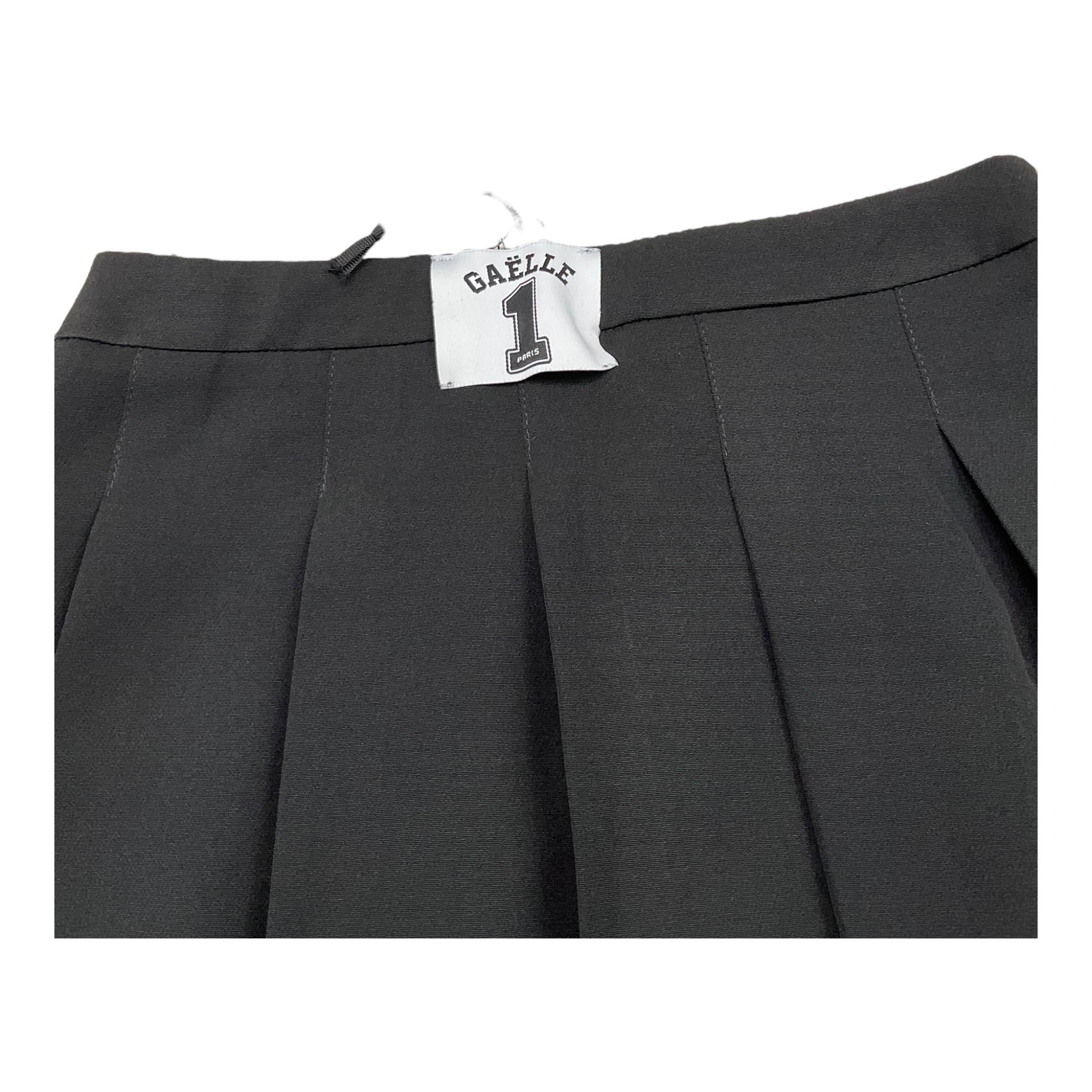 GAELLE gonna tinta unita modello tennis Nero per Bambina 2742G00340X NERO GAELLE