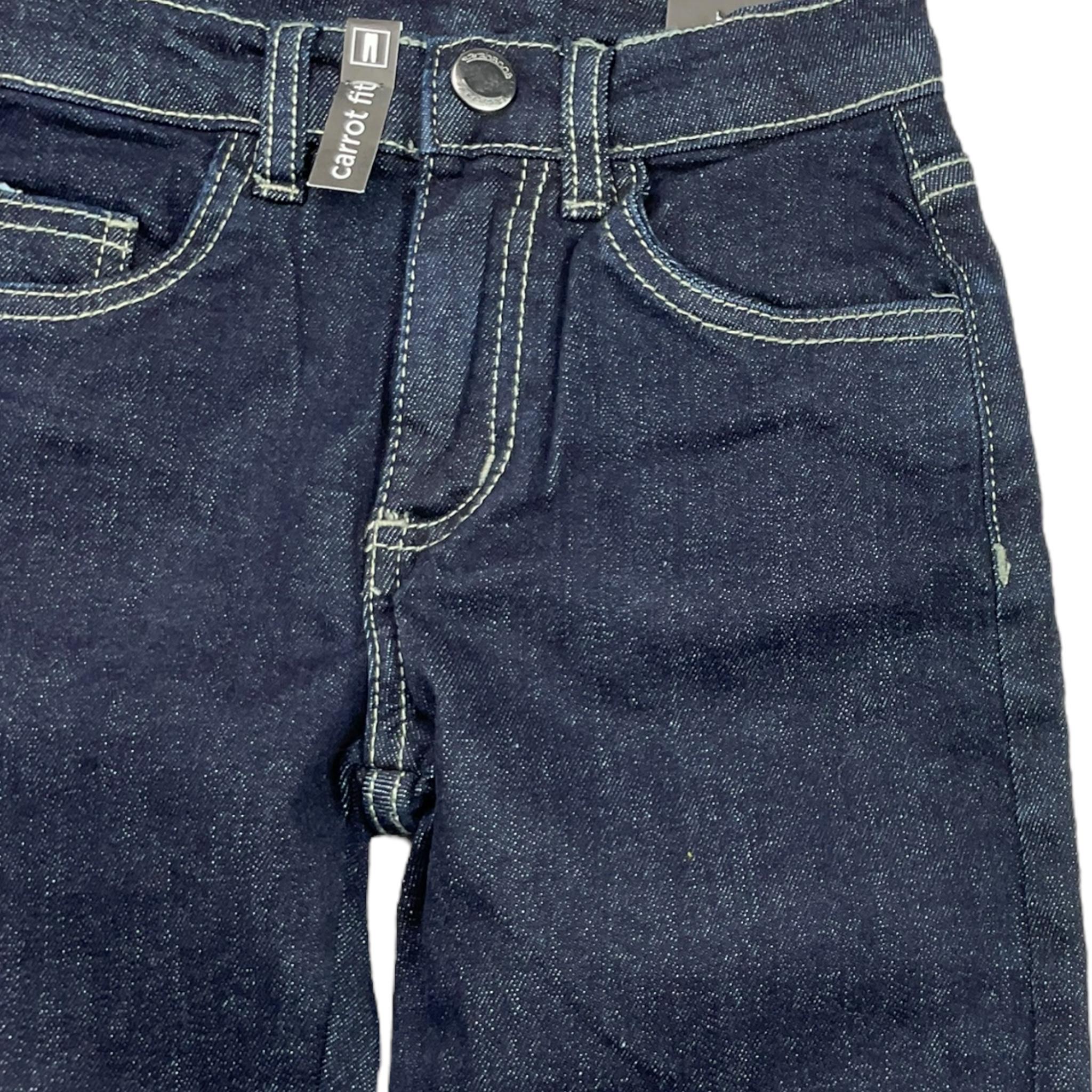 SARABANDA jeans tinta unita con girovita regolabile Nero per Bambino A043 NERO SARABANDA