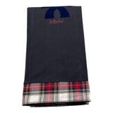 LE BEBE' coperta tinta unita cn logo Blu per Neonato LBB1411 BLU LE BEBE'