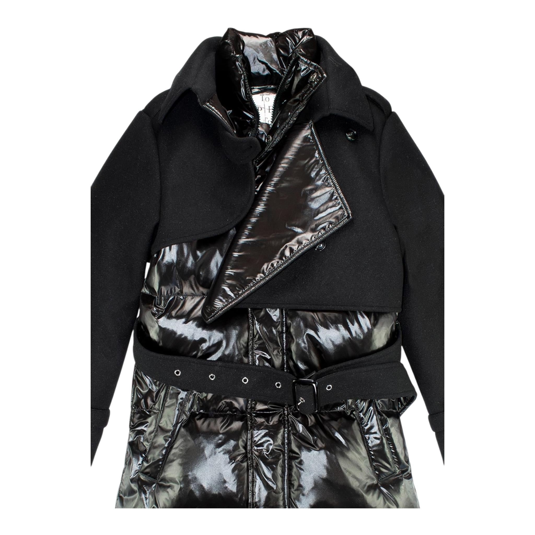TO be too giubbino tinta unita modello lungo con finto cappotto Nero per Bambina TFJF24C496 NERO TO be too