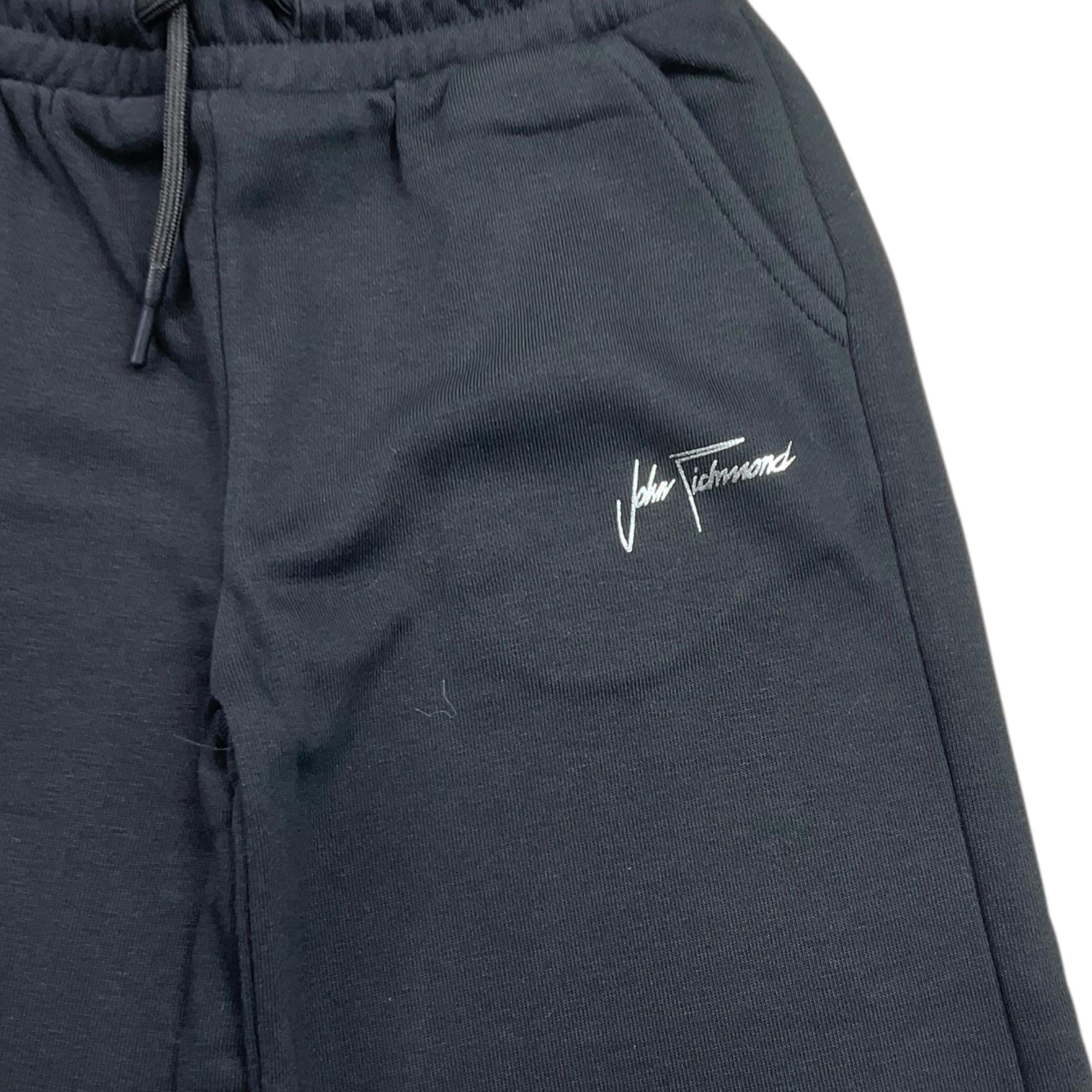 JOHN RICHMOND pantalone tinta unita modello palazzo Nero per Neonata RGA24059PAXN NERO JOHN RICHMOND