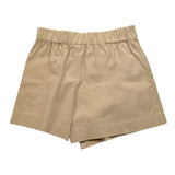 PLEASE short tinta unita modello gonna con elastico in vita Sabbia per Bambina RB37132G66 SABBIA PLEASE