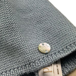 PAZ RODRIGUEZ cappello tinta unita con logo Azzurro per Neonato 040110974 AZZURRO PAZ RODRIGUEZ