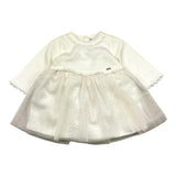 MAYORAL abito tinta unita con tulle Bianco per Neonata 280680 BIANCO MAYORAL