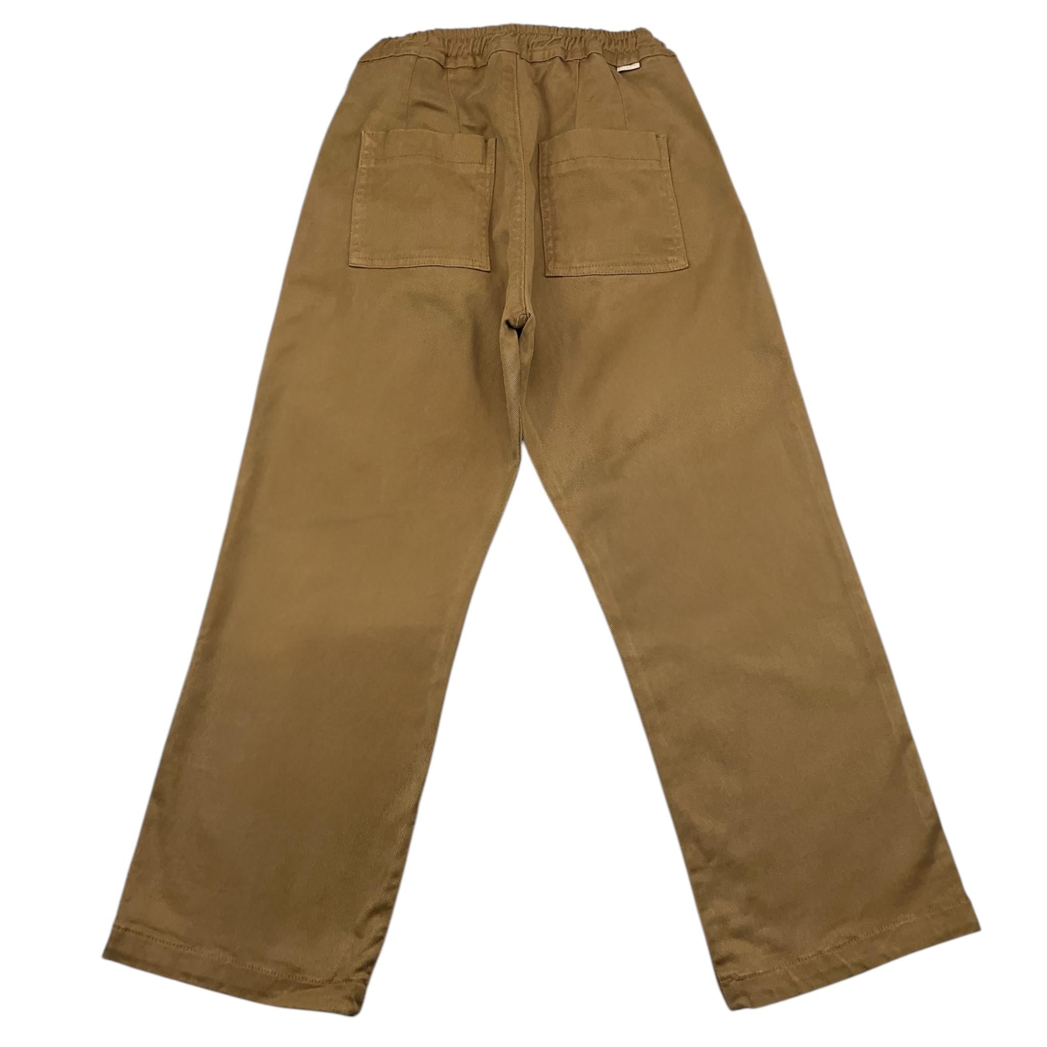 PAOLO PECORA pantalone tinta unita con elastico in vita Cammello per Bambino PP4118 CAMMELLO PAOLO PECORA