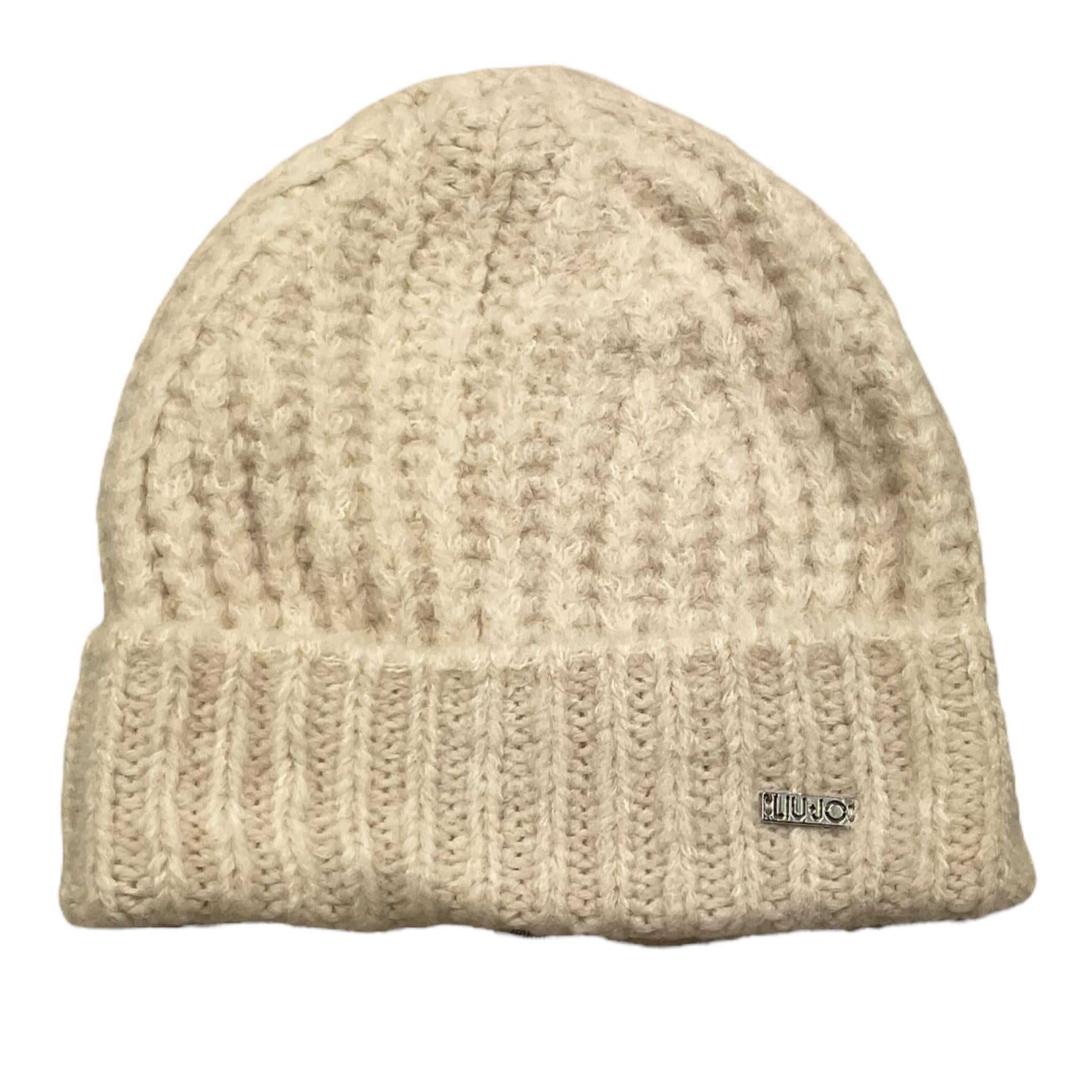 LIU JO cappello tinta unita con logo Beige per Bambina GF4211 BEIGE LIU JO