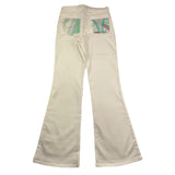 EMILIO PUCCI jeans tinta unita modello zampa Panna per Bambina PT6B10 PANNA EMILIO PUCCI