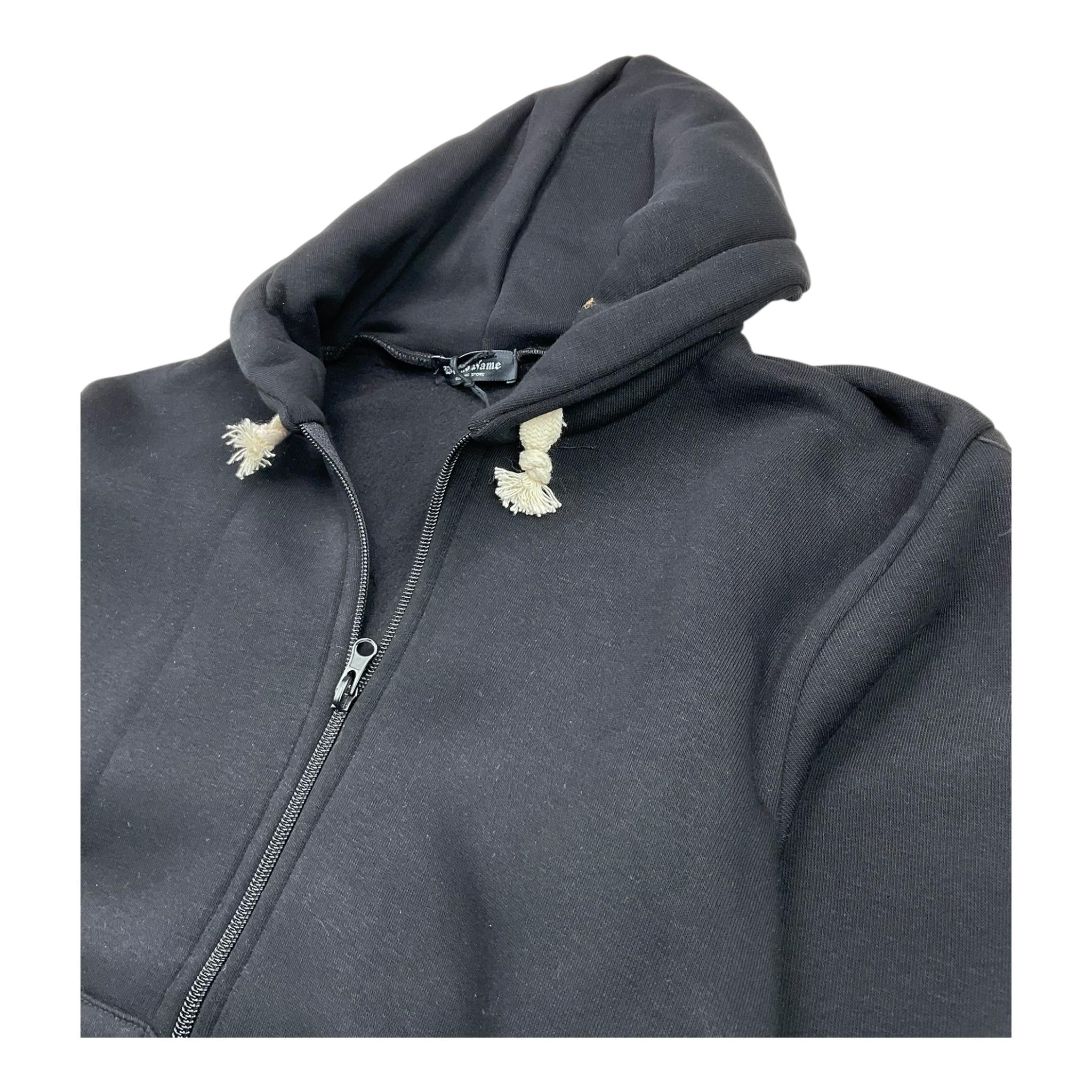BRAND NAME felpa con zip e cappuccio tinta unita Nero per Bambino BN1095S NERO BRAND NAME