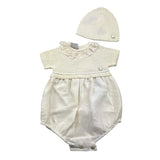 PAZ RODRIGUEZ set pagliaccetto-cappello Beige per Neonata 005121268 BEIGE PAZ RODRIGUEZ
