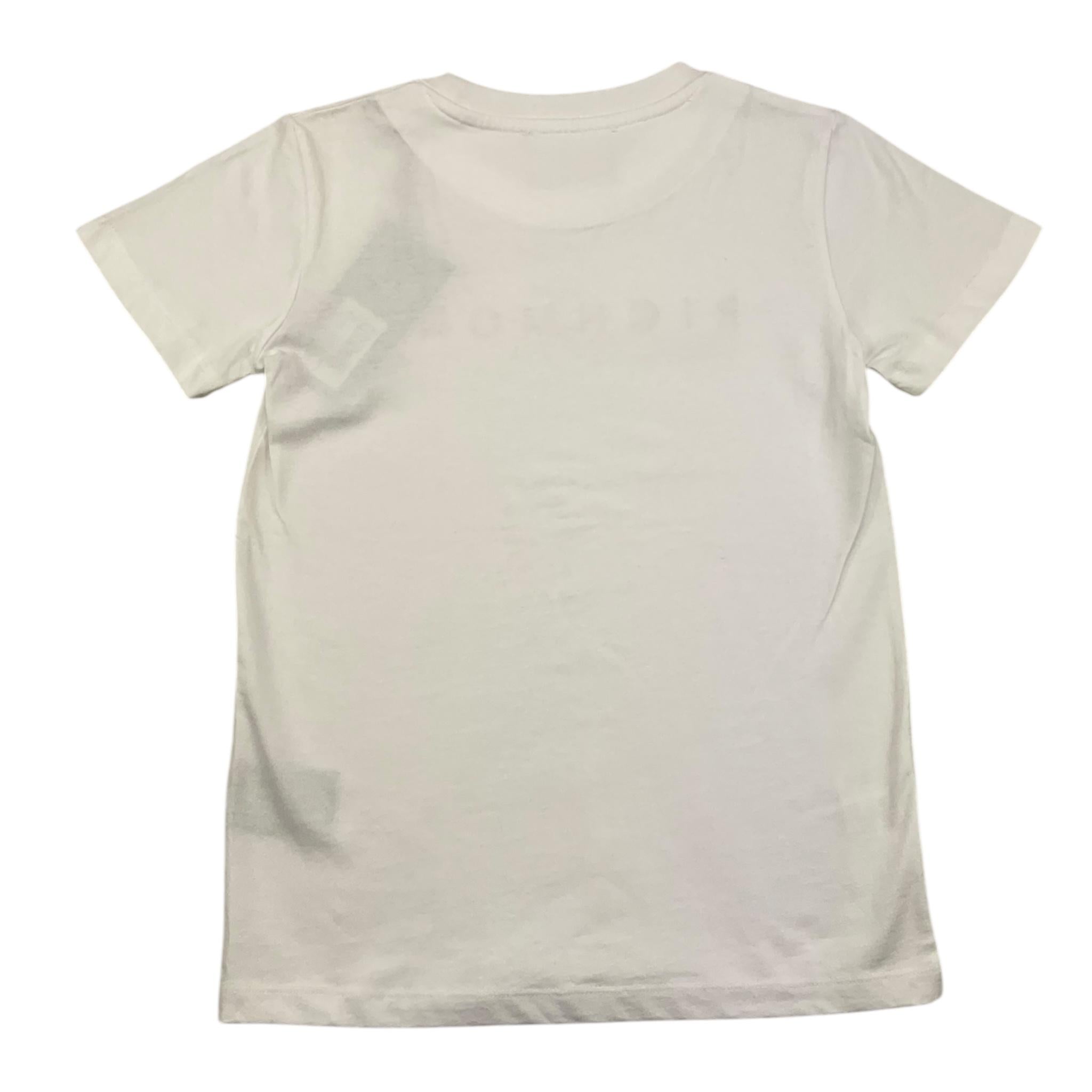 JOHN RICHMOND t-shirt girocollo tinta unita con stampa logo Bianco per Bambina RGA25135 BIANCO JOHN RICHMOND