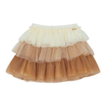 LIU JO gonna tricolore con tulle Panna per Neonata KF4047N PANNA LIU JO