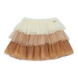 LIU JO gonna tricolore con tulle Panna per Neonata KF4047N PANNA LIU JO