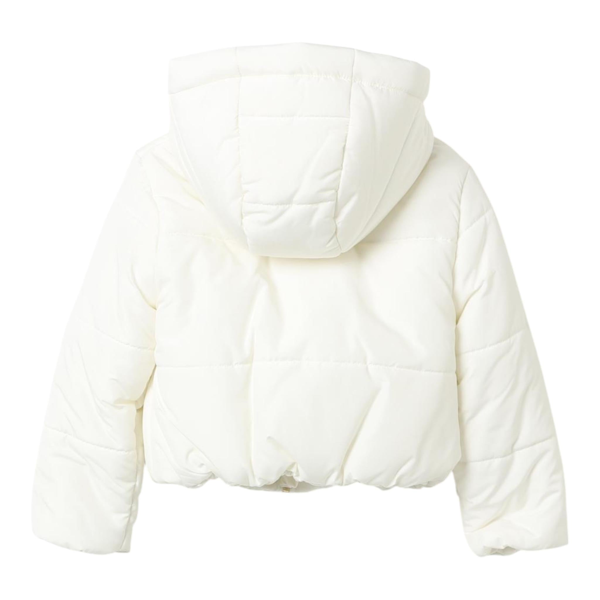 ELISABETTA FRANCHI giubbino tinta unita con cappuccio Panna per Neonata EGGB033X PANNA ELISABETTA FRANCHI