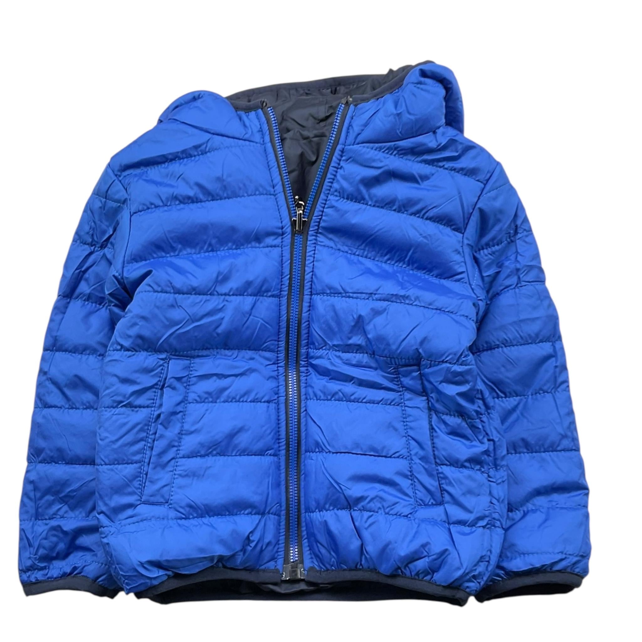 URCHIN giubbino reversibile con zip e cappuccio Blu per Bambino YC3140 BLU URCHIN