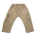 PETIT INDI pantalone tinta unita con elastico in vita Beige per Neonato AW24BK8714 BEIGE PETIT INDI