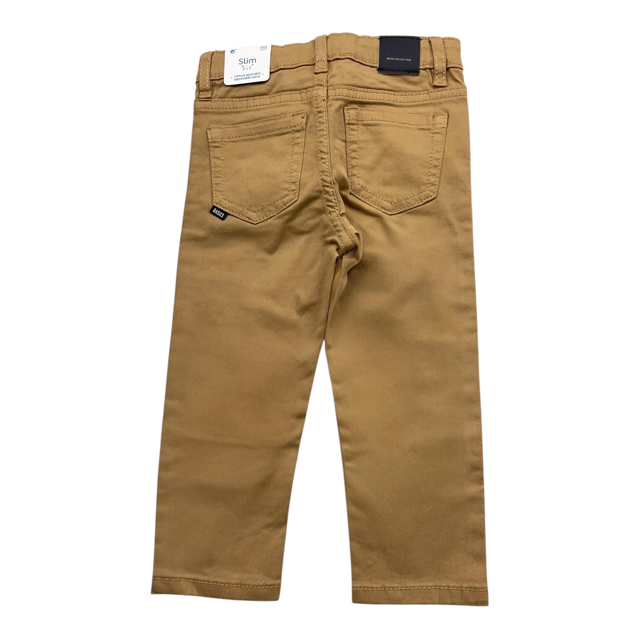 MAYORAL pantalone tinta unita con girovita regolabile Beige per Neonato 563 BEIGE MAYORAL