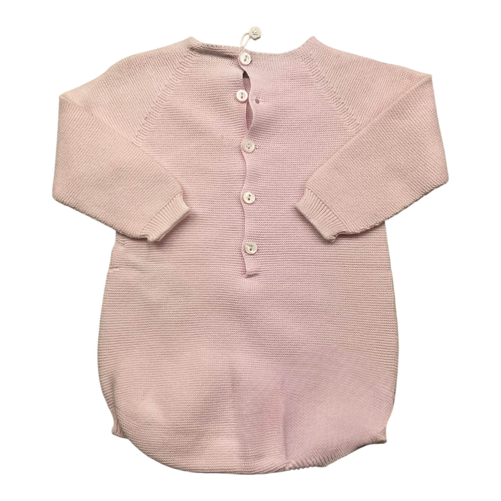 WEDOBLE pagliaccetto tinta unita manica lunga Rosa per Neonata V21033051 ROSA WEDOBLE