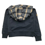 REFRIGIWEAR felpa tinta unita con cappuccio in contrasto Nero per Bambino RW352 NERO REFRIGIWEAR