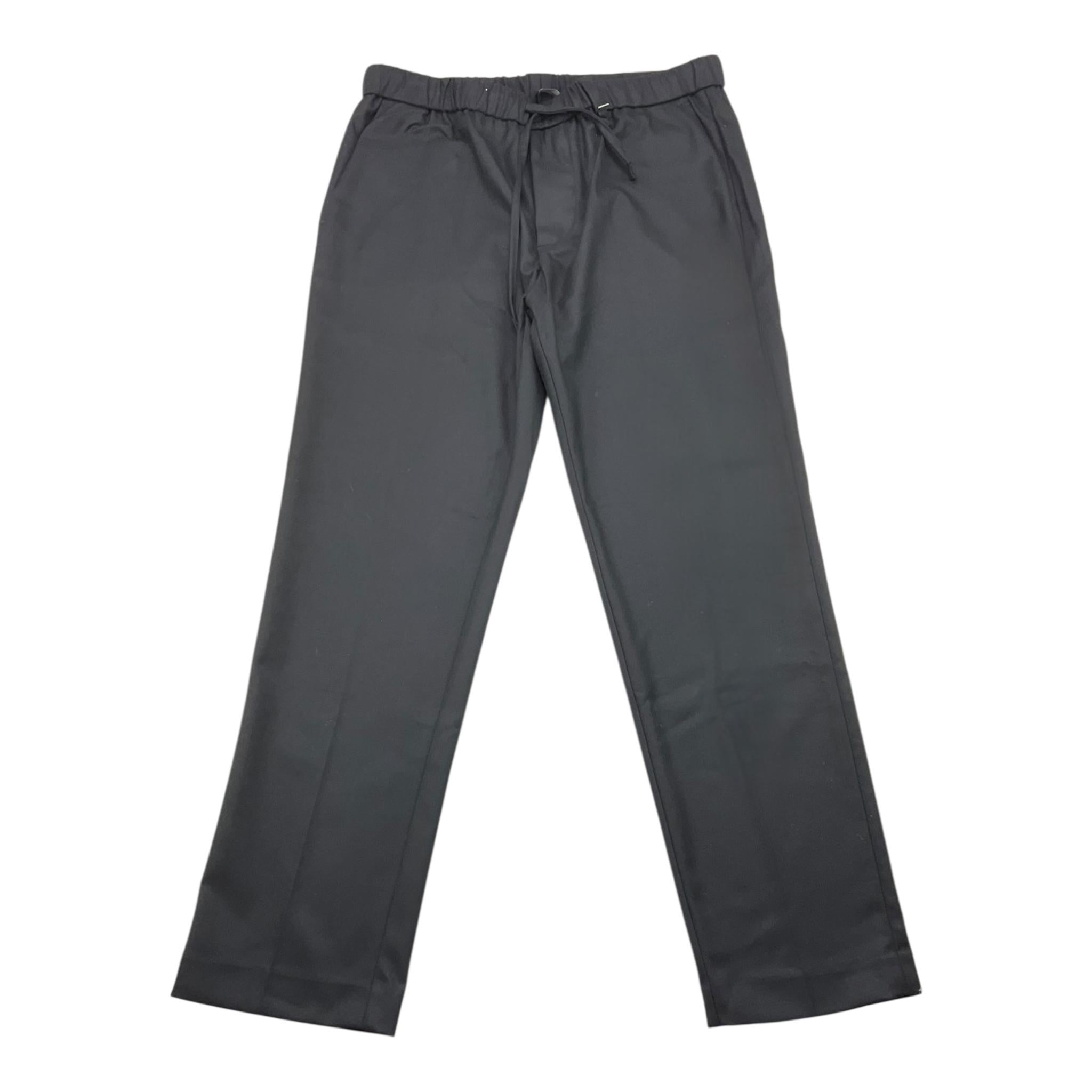 I'M BRIAN pantalone tinta unita con elastico in vita Nero per Bambino PA2656J NERO I'M BRIAN