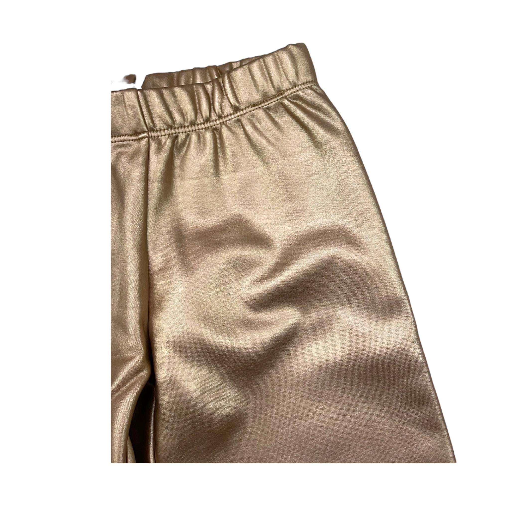 LIU JO leggins tinta unita Oro per Neonata KF4064 ORO LIU JO